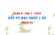 Bất phương trình bậc nhất một ẩn là gì? và cách giải BPT...